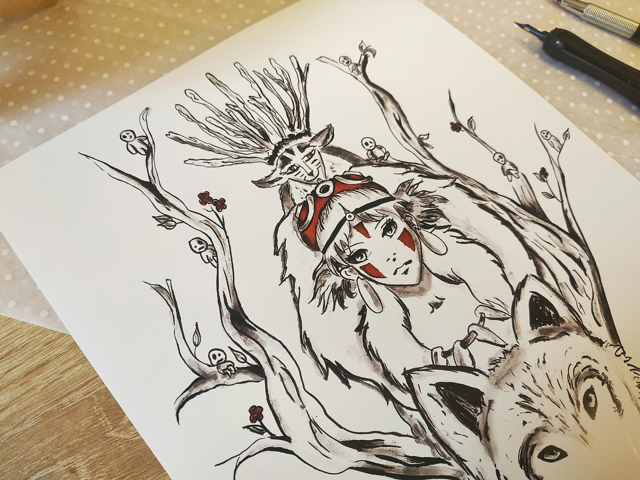 Lámina Mononoke - 3
